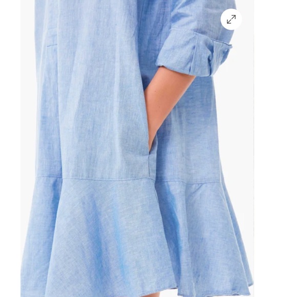 Tuckernuck Sky Blue Shirt Dress - Picture 5 of 10